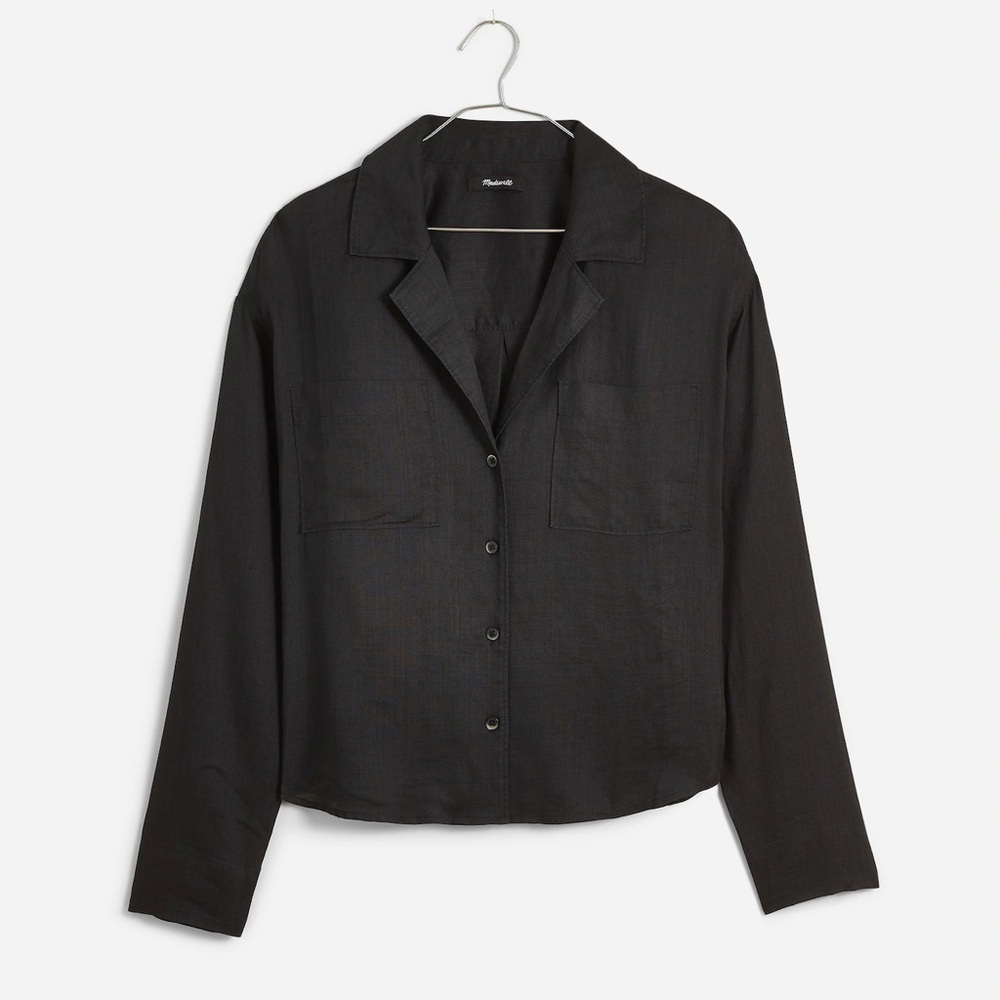 Madewell Resort Long-Sleeve Linen Shirt 🗝️